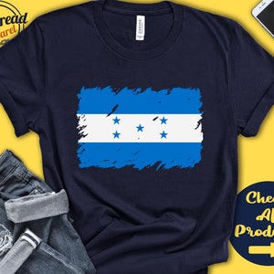 Honduras Flag Shirt | Gift For Honduran Gift | Proud Honduran Pride | Central America Flag Country Shirt | Tank Hoodie | F0071