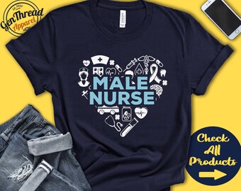 Camiseta de enfermero / Regalo de enfermero / Camiseta de enfermería / Graduación / Agradecimiento / Vida de enfermero / Estudiante / Registrado / RN / Sudadera con capucha / A0205