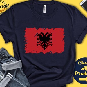 Albania Flag Shirt | Gift For Albanian Gift | Proud Albanian Pride | Albanian Root | Europe Flag Country Shirt | Tank Hoodie | F0001