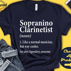 Sopranino Clarinetist Shirt | Sopranino Clarinetist Gift | Clarinet Player | Musical Instrument | Musician Definition | Tank Hoodie | A2661