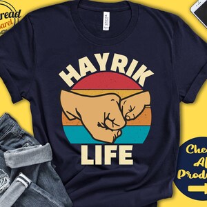 Hayrik Life Shirt | Hayrik Life Gift | New Hayrik Shirt | New Dad Announcement | Future Hayrik | Dad Life | First | Tank | Hoodie | A0623