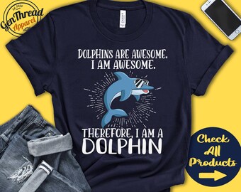 Dolphin Shirt | Dolphin Lover | Gift | Zoo | Zoologist | Cetology | Cetologist | Funny Cool Awesome Animal | Tank Hoodie | A3235