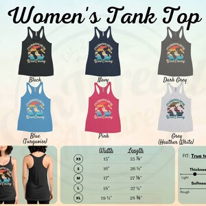 Puede incluir: Un top de tirantes para mujer con un gr&aacute;fico de estilo vintage que dice "Es un d&iacute;a hermoso para tallar madera". El top est&aacute; disponible en negro, azul marino, gris oscuro, azul turquesa, rosa y gris jaspeado. El top est&aacute; disponible en tallas XS, S, M, L y XL. El top es de talla real y tiene un grosor ligero y una sensaci&oacute;n suave.