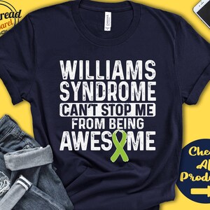 Williams Syndrome Shirt | WS Awareness | Lime Green Ribbon | Fighter | Warrior | Surgery | Recovery | Cant Stop | Tank Hoodie | A1053