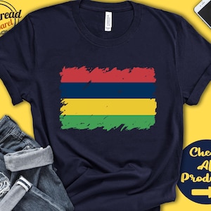 Mauritius Flag Shirt | Gift For Mauritian Gift | Proud Mauritian Pride | Eastern Africa Flag Country Shirt | Tank Hoodie | F0107