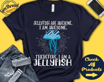 Jellyfish Shirt | Jellyfish Lover | Gift | Zoo | Zoologist | Biology | Biologist | Funny Cool Awesome Animal | Tank Hoodie | A3136