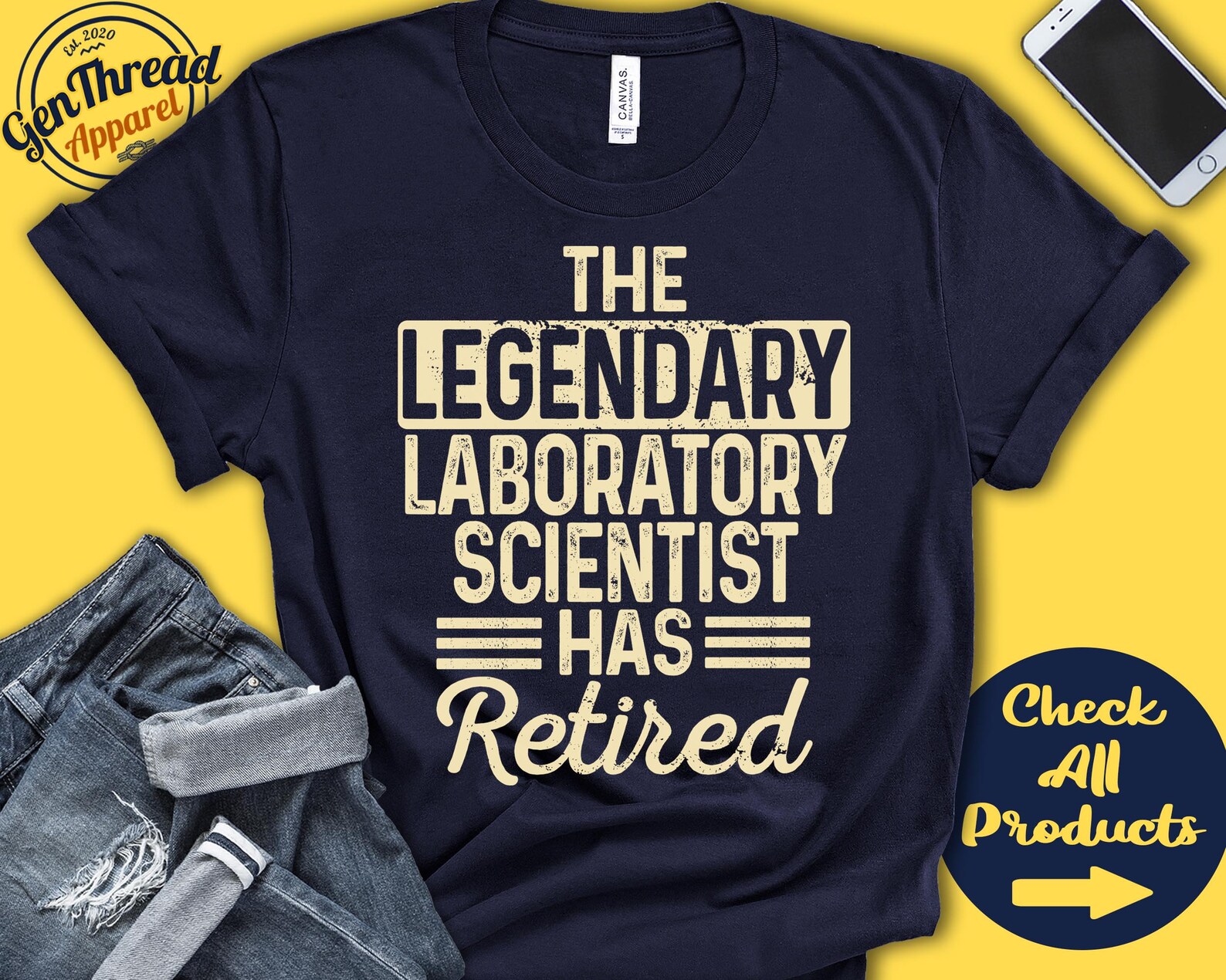 The Legendary Laboratory Scientist Has Retired Shirt | Lab Scientist ...