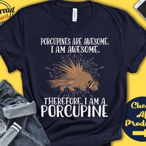 Porcupine Shirt | Porcupine Lover | Gift | Zoo | Zoologist | Rodentology | Rodentologist | Funny Cool Awesome Animal | Tank Hoodie | A3193