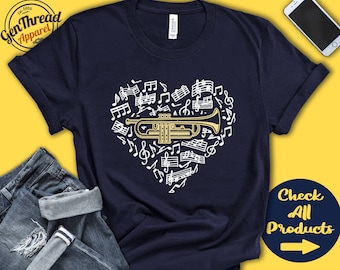 Camiseta para Trompetista | Presente para Trompetista | Música Jazz | Banda Marcial | Músico | Amante da Música | Instrumento | Regata com Capuz | A2599