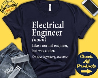 Electrical Engineer Shirt | Electrical Engineer Engineer Gift | Electric Engineer | Engineering Graduate | Tank Top | Hoodie | A0483
