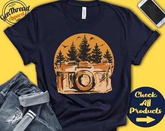 Vintage kameratröja | Berättartröja | Vintage fotograftröja | Gåva för fotoälskare | Kameraälskare | Linne | Hoodie | A0878