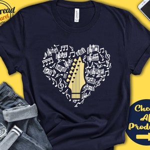 Electric Guitar Player Shirt | Guitarist Gift | Guitar Lover | Stringed | Musician | Music Lover Heart | Instrument | Tank Hoodie | A2568