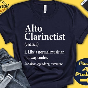 Alto Clarinetist Shirt | Alto Clarinetist Gift | Clarinet Player | Musical Instrument | Musician Definition | Tank Hoodie | A2664