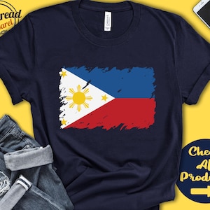 Philippines Flag Shirt | Gift For Filipino Gift | Proud Filipino Pride | South East Asia Flag Country Shirt | Tank Hoodie | F0135