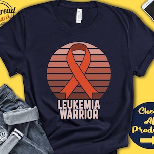 Leukemia Shirt | Leukemia Awareness | Orange Ribbon | Warrior | Fighter | Surgery | Recovery | Tank Hoodie | A1442