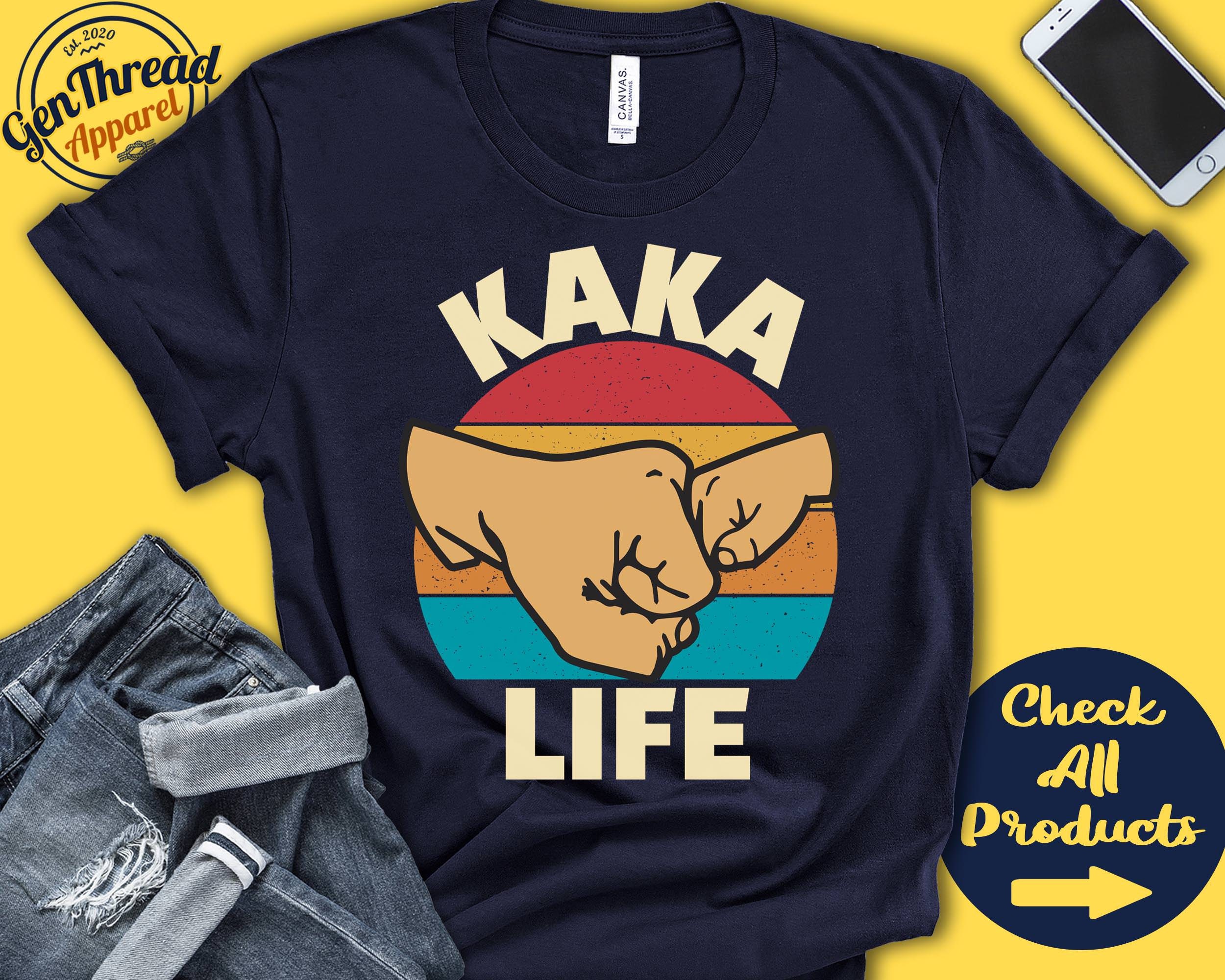 Kaka Life Shirt | Kaka Life Gift | New Kaka Shirt | New Dad Announcement | Future Kaka | Dad Life | First Time Dad | Tank | Hoodie | A0633