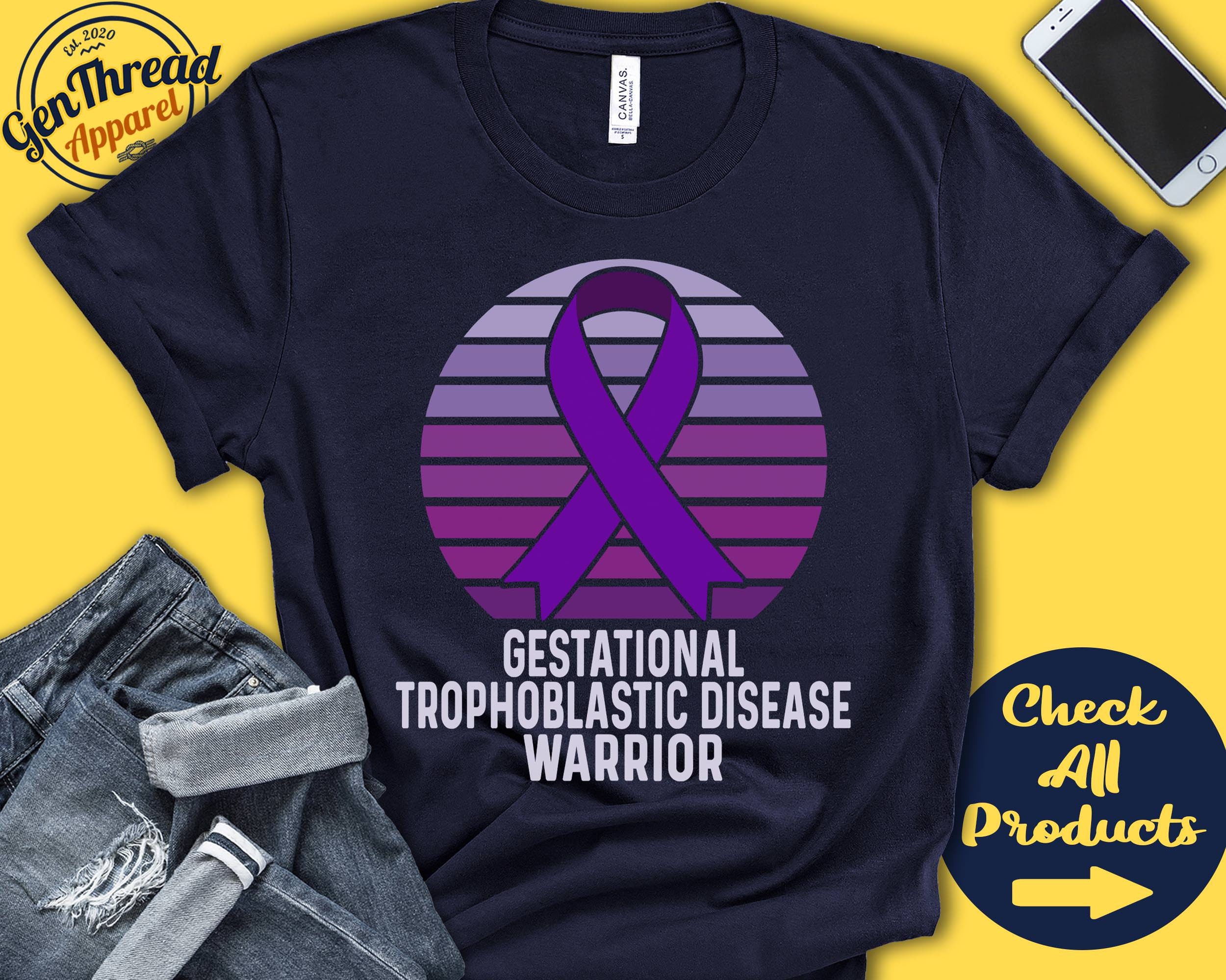 INCISION Tシャツ XL pre-GRADE Gestational Trophoblastic Disease Shirt | GTD Awareness | Purple
