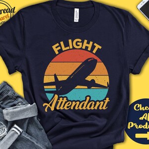 Flugbegleiter Geschenk | Flugzeug Shirt | Flugbesatzung | Steward Geschenk | Flugbegleiter Shirt | Stewardess Geschenk | Tanktop | Kapuzenpullover | A0133