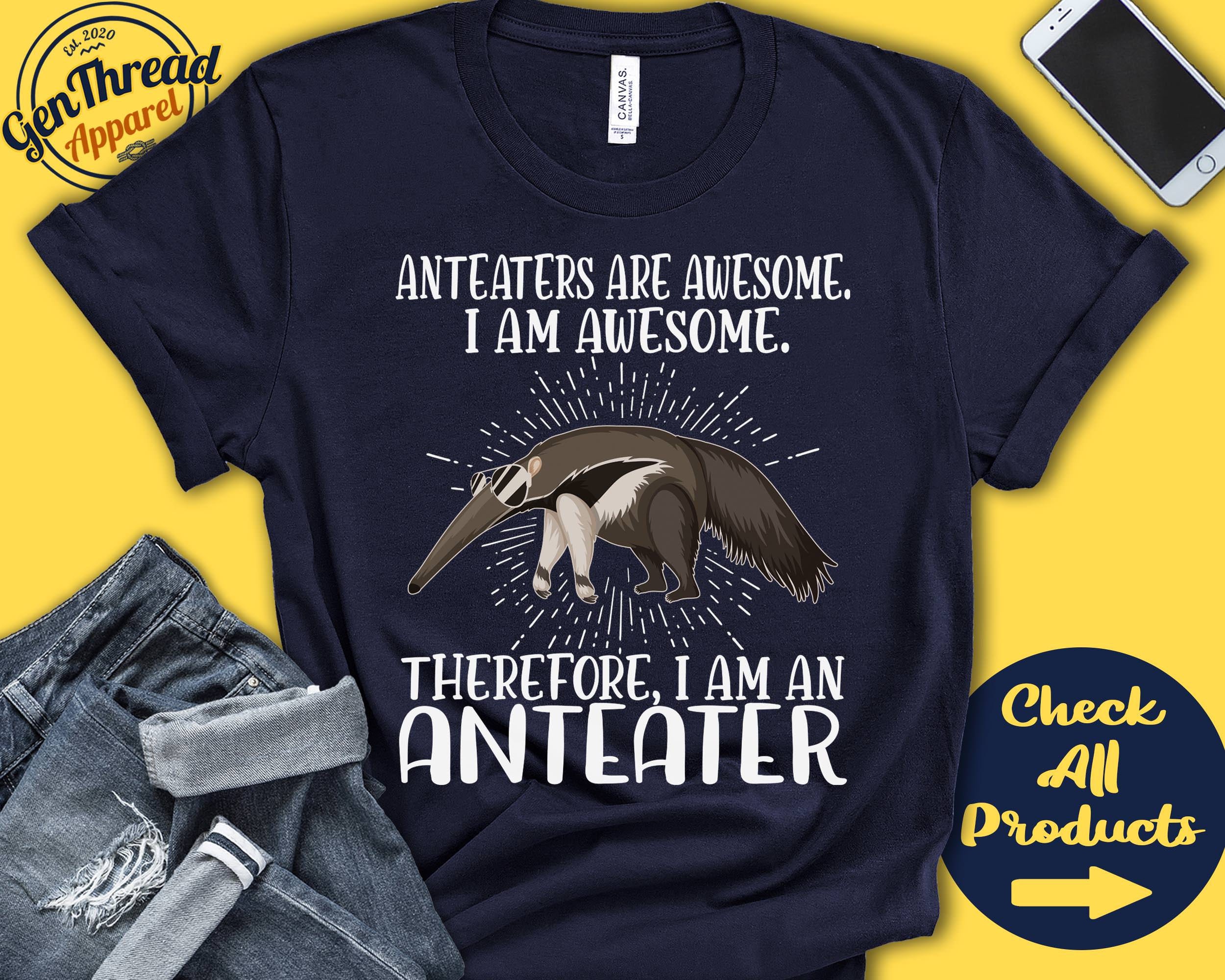 Anteater T-Pose Tamandua Pullover Hoodie