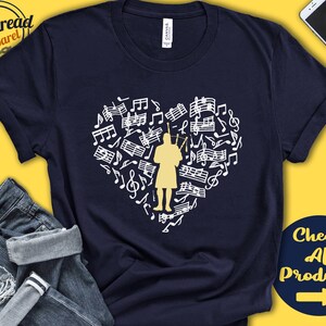 Bagpipe Player Shirt | Bagpipe Gift | Bagpiper Shirt | Wind | Musician | Music Lover Heart | Instrument | Tank Hoodie | A2578