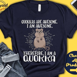 Quokka Shirt | Quokka Lover | Gift | Zoo | Zoologist | Mammalogy | Mammalogist | Funny Cool Awesome Animal | Tank Hoodie | A3223