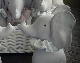 Elephant Plush Animal Doll Handmade Kids Play