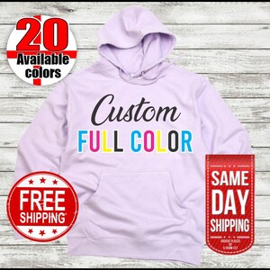 Custom Hoodie - Personalized Hoodie - Logo Hoodie - Custom Hoodie - Custom Printed Hoodie - Custom Hoody - Custom Pullover - Hoodies - Hoody