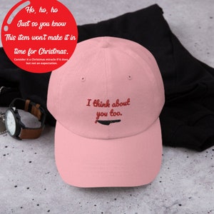 Ich denke auch an dich - Bestickter Dad Hut - Killing Eve Mütze - Villanelle Hut - Yandere Mütze - Yandere Hut Geschenk