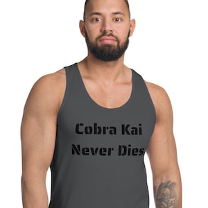 Cobra Kai Never Dies - Classic tank top (unisex) - Johnny Lawrence - Karate Kid - LaRousso - Daniel - Pop Culture - 80s