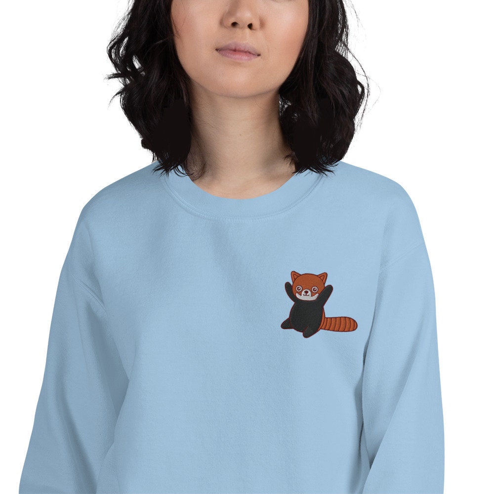 Red Panda Sweater - Etsy