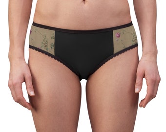 Flowers At Midnight - Women's Briefs