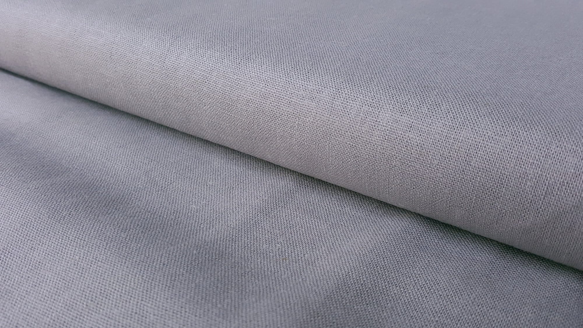 Linen Rayon Blend Fabric BTY Pewter Gray 52 wide Etsy