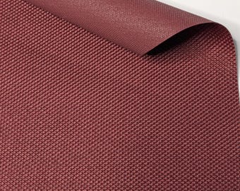 PU Vinyl Coated Outdoor Canvas Fabric Material By Yard 58" wide Burgundy Red Canvas Waterproof Water resistant for Home and Camping