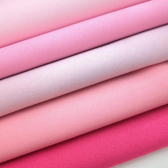 Solid Pink Poly Poplin Fabric 58" wide by the Yard