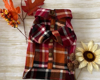 Red/Orange Flannel Shirts