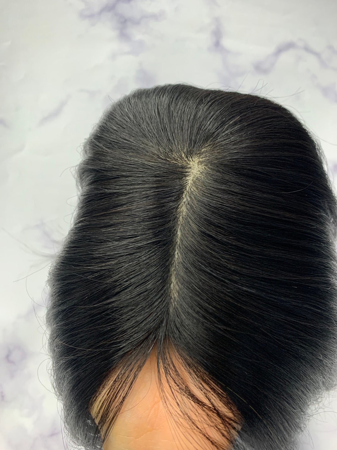 1213cm silk based Human Hair topper for thinning hair. Hair Etsy