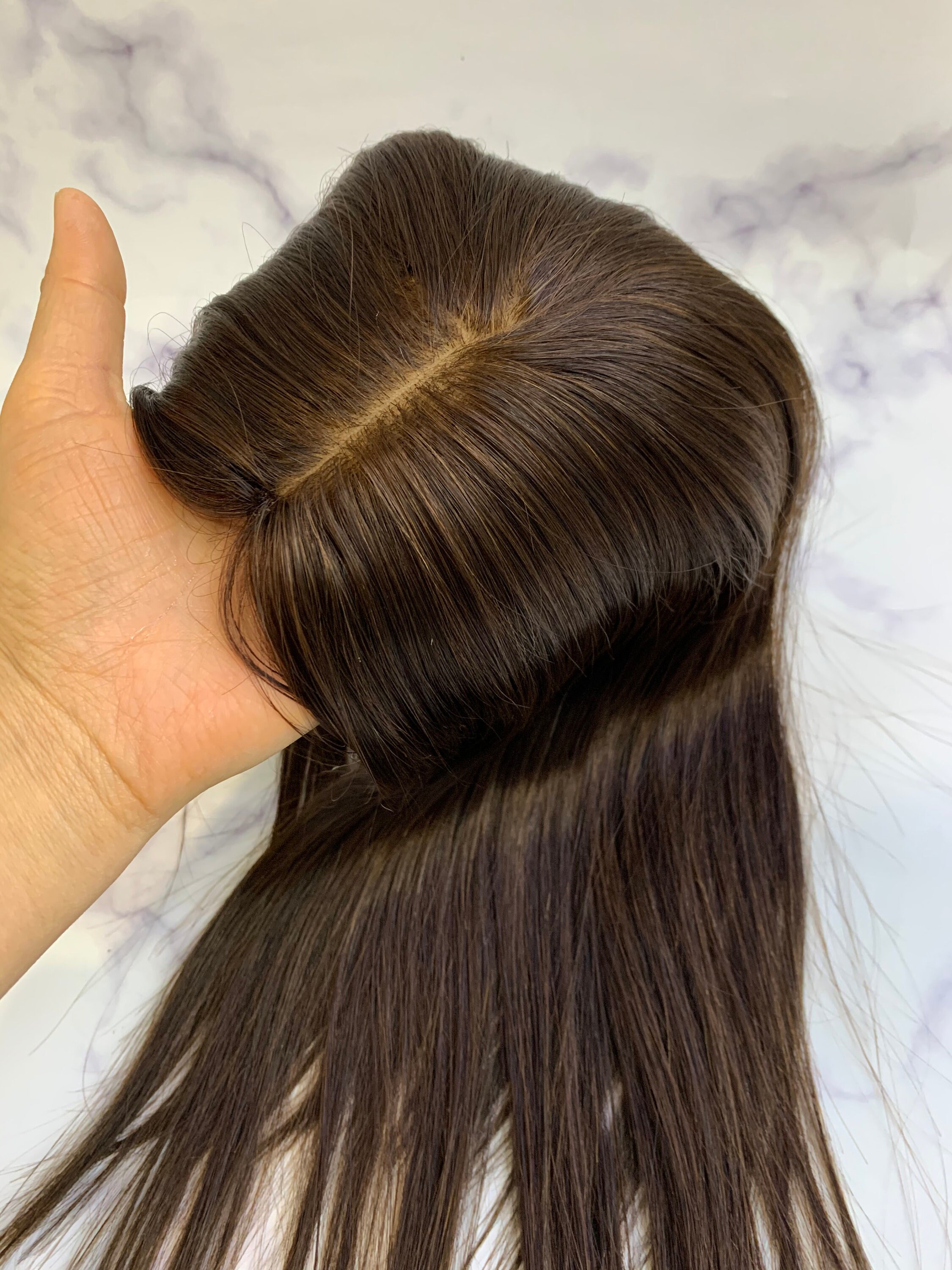 Human Hair Topper für dünner werdendes Haar. Kann die Ponys Etsy