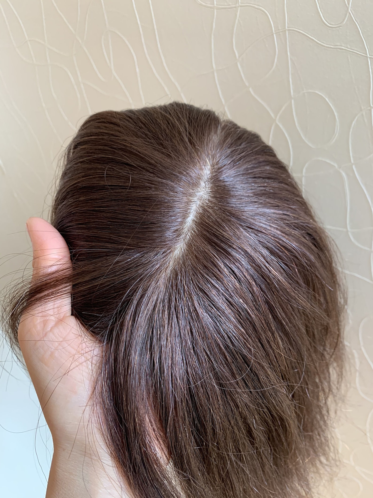 Full Silk based Human Hair topper for thinning hair. Hair Etsy