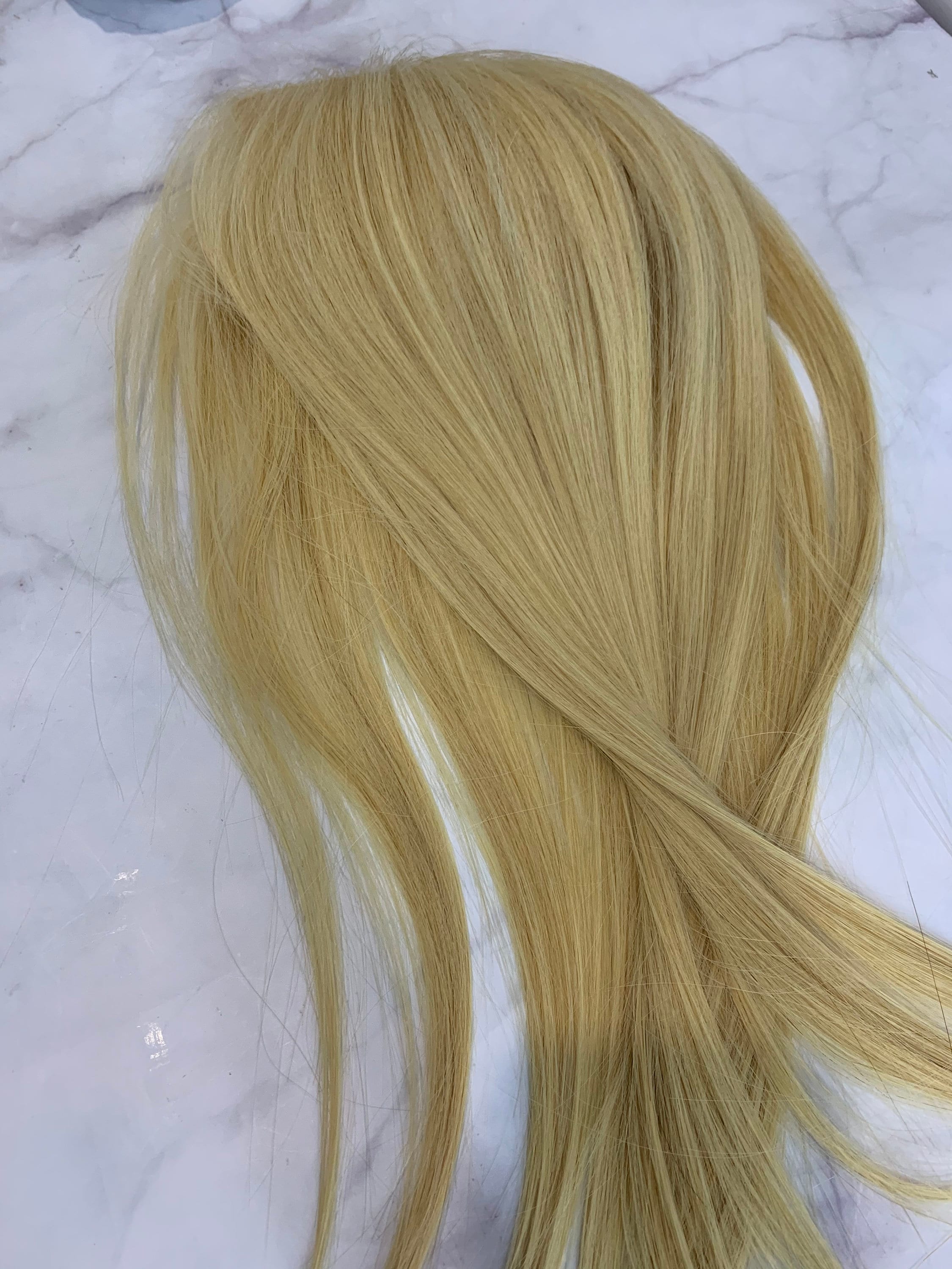 Blonde human hair topper for women613 hair topperthin hair Etsy Blonde human hair topper for women613 hair topperthin hair Etsy