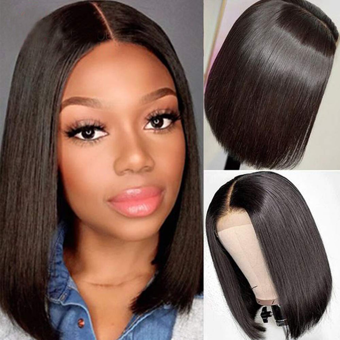 10A grade human remy hair lace front wig. 22 middle cap | Etsy