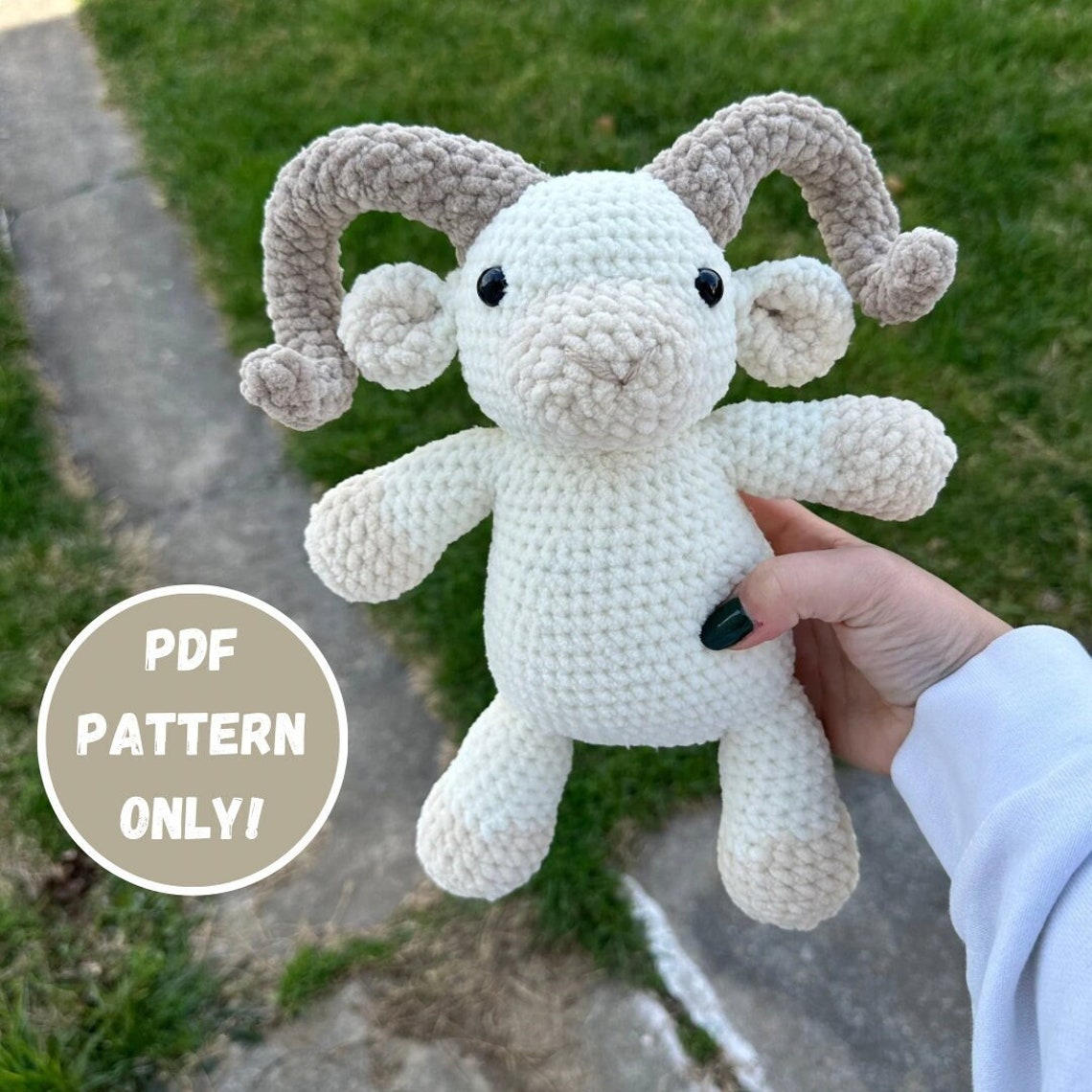 Ram Pattern Stick Ram Crochet Pattern - Etsy
