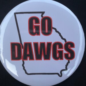 White State Gameday Pinback Button