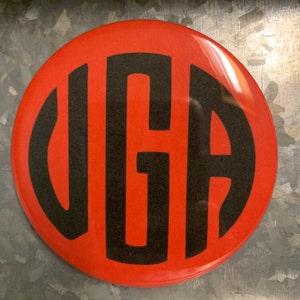 UGA Monogram Gameday Pinback Button