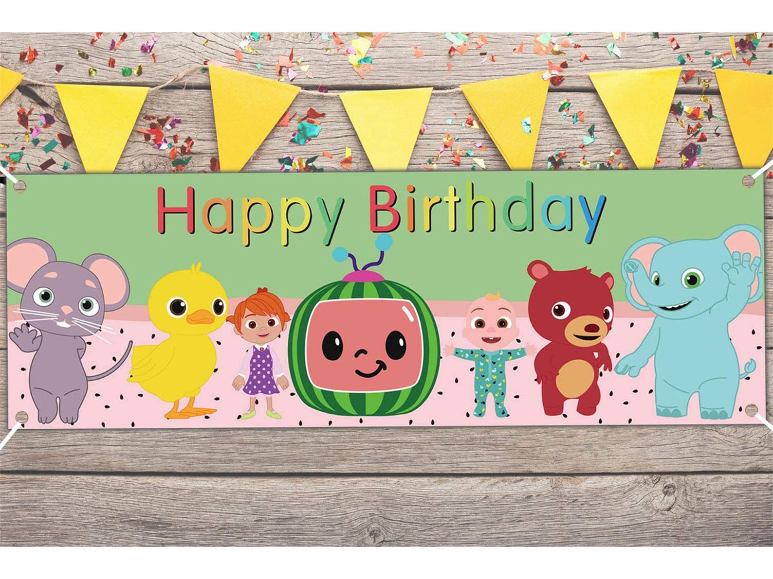 Birthday Party Supplies Birthday Party Banner Etsy