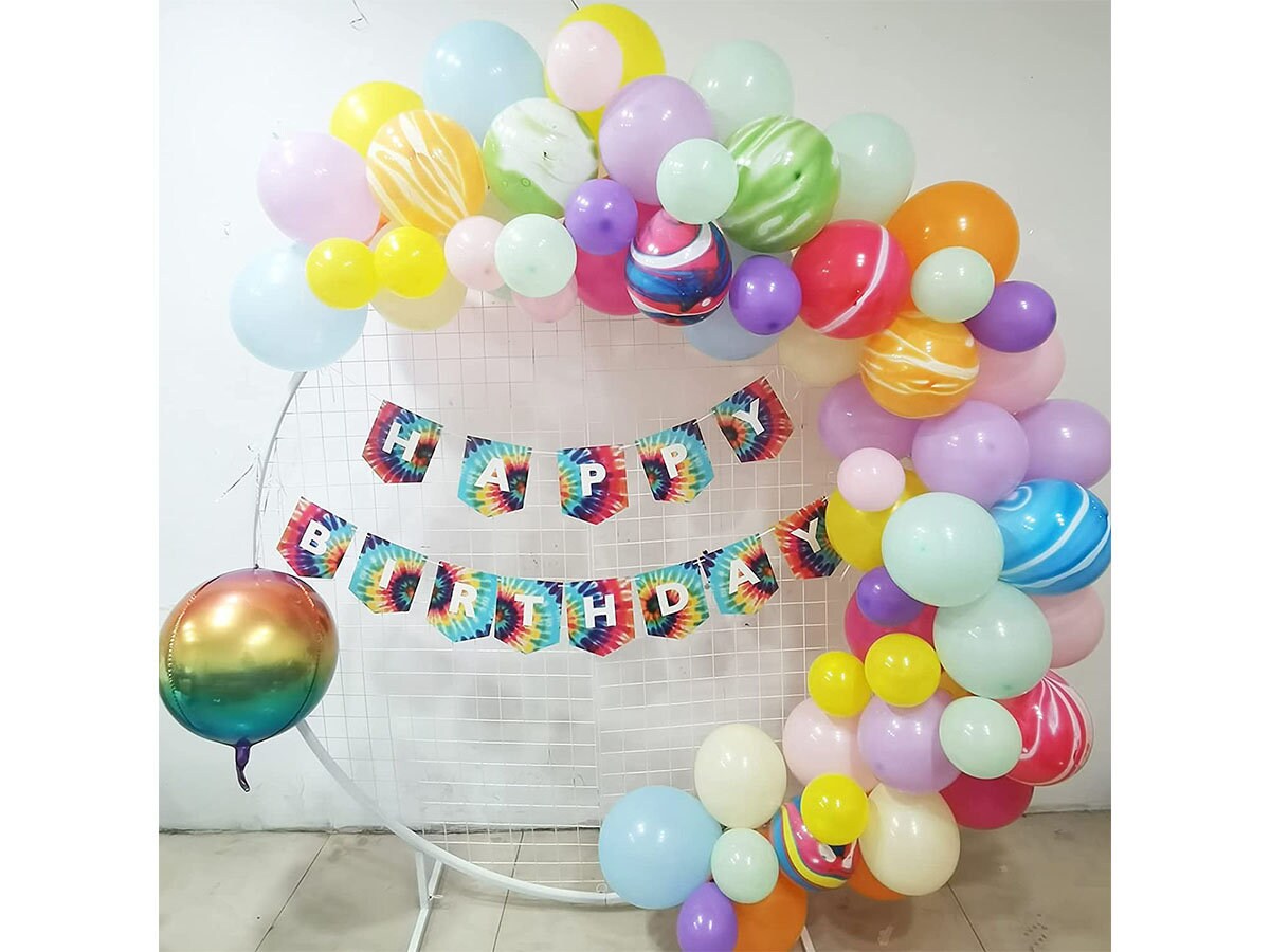 Tie Dye Party Supplies Set Tie Dye Party Decorations With Etsy