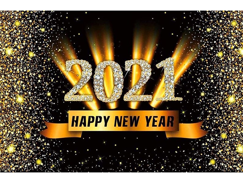Happy New Year Backdrop Happy New Year 2021 Photo Background image 0