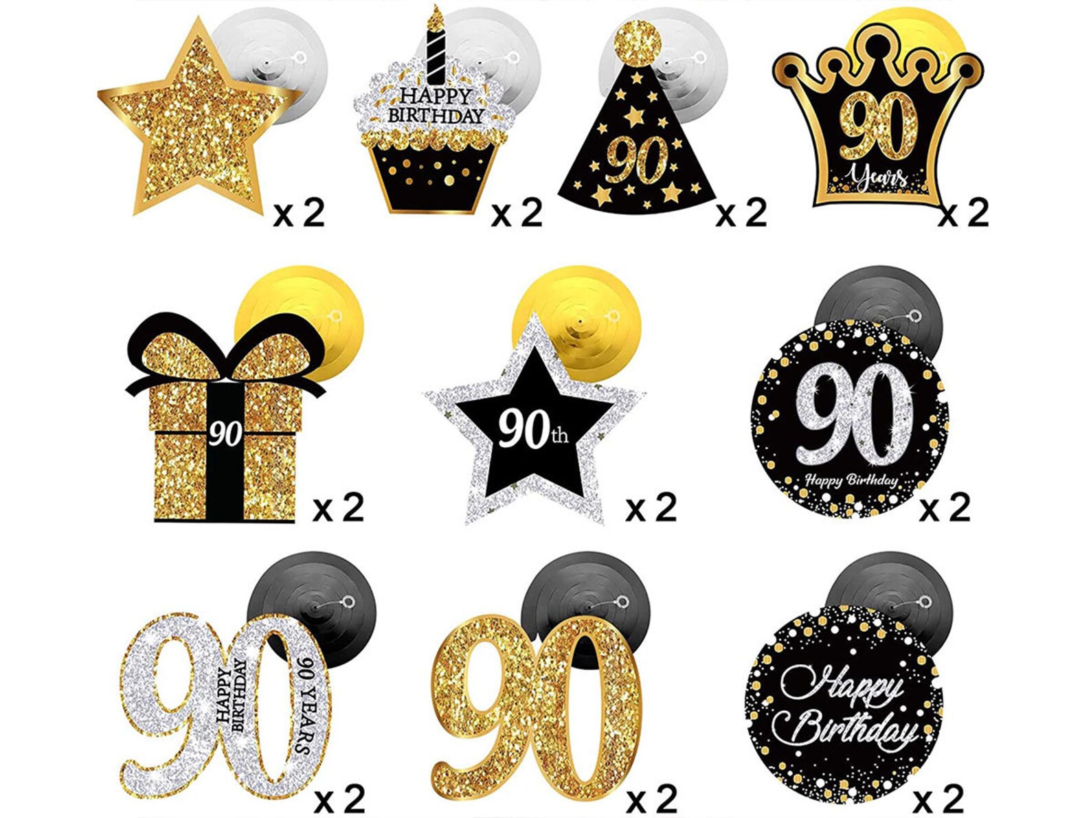 30 Pieces 90th Birthday Party Decorations 90th Birthday Party - Etsy