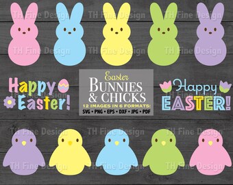 Peeps Clipart Etsy Peeps Clipart Etsy