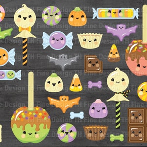 Halloween Candy Clip Art Clipart Download Candies Treats Sweets Pumpkin