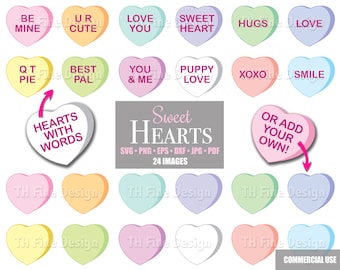 Sweet Hearts Candy Font - Design Cuts